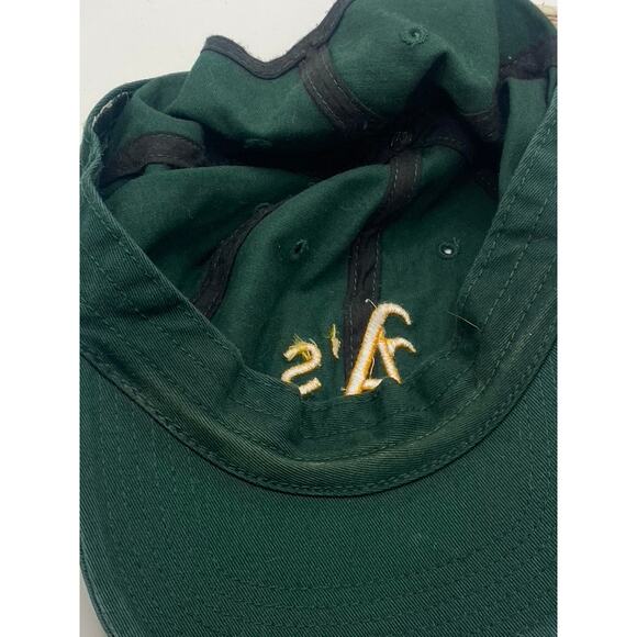 47’ BRAND Women’s Green-Yellow Embroidered A’s Adjustable Hat SZ OS - Picture 6 of 9